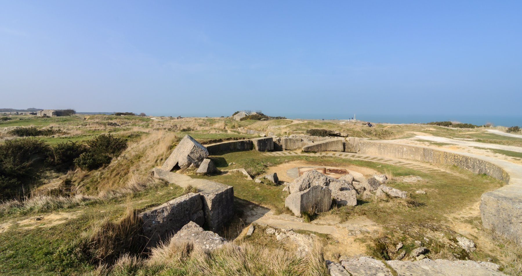 pointe du hoc bunker normandie